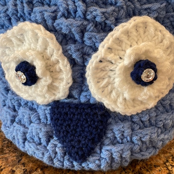 Calling all OWL enthusiasts - storage basket handmade bling - many uses - Picture 6 of 8